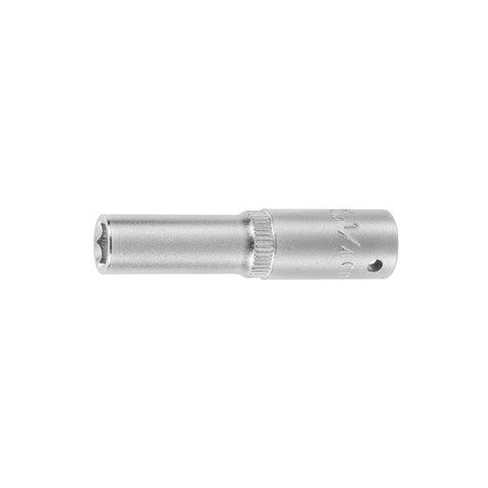 Holex 1/4 inch Drive Socket, 6 pt, Deep, 1/4 inch 631417 1/4